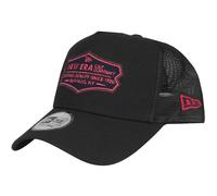 New Era Adjustable A-Frame Trucker Cap - RETRO PATCH