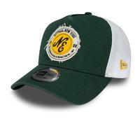 New Era Adjustable A-Frame Trucker Cap WASHED vert