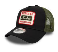 New Era Adjustable Trucker Cap - BRAND PATCH olive