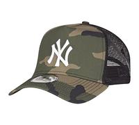 New Era Adjustable Trucker Cap - New York Yankees Wood Camo