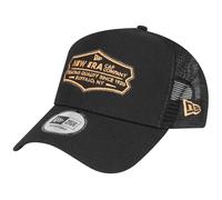 New Era Adjustable Trucker Cap - Retro Patch Noir / Khaki