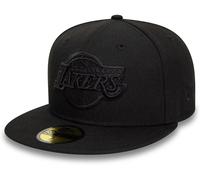 New Era Adults Nba Essentials Flat Peak Cap Blk/Lakers 7 3/8 Unisex