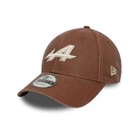 New Era Alpine F1 Team - Marchandise officielle 2025 - Style délavé - Casquette de baseball - Marron