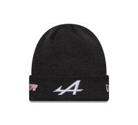 New Era Alpine F1 Team Polyana Bonnet tricoté Noir Collection officielle 2025, Noir , Taille unique