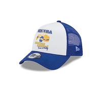 New Era – Casquette Trucker 9Forty A-Frame American Mustard Blanc/Royal – Taille unique