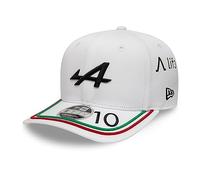 New Era Apline F1 Team Pierre Gasly Édition Spéciale Monza Grand Prix Casquette Snapback Unisexe Blanc Produit Officiel (M/L), blanc, M-L