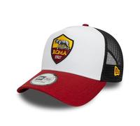 New Era Casquette Trucker AS Roma en coton Blanc M/L