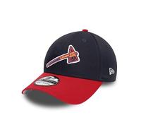 New Era Atlanta Braves MLB Two Tone Navy Scarlet 39Thirty Stretch Cap