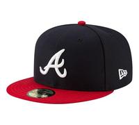 New Era Atlanta Braves Navy 59Fifty Basecap - 7 7/8-63cm (XXL)