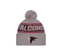 New Era Atlanta Falcons NFL 2024 Sideline Sport Knit Gris Bonnet à Pompon