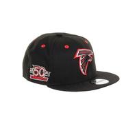 New Era Atlanta Falcons NFL Team Colour 50 Seasons Sidepatch Black 9Fifty Snapback Cap