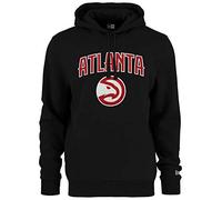 New Era Atlanta Hawks Sweat à Capuche Homme Noir FR : M (Taille Fabricant : M)