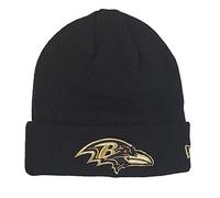 New Era Baltimore Ravens Beanie NFL Essential Metallic Logo Black - One-Size