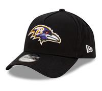New Era Baltimore Ravens NFL Evergreen Noir Casquette Réglable du Modèle 9Forty A-Frame