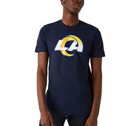 New Era Homme Logo de L'équipe Los Angeles Rams T shirt, Marine, L EU