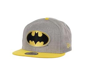 New Era Batman DC Two Tone Gris Jaune 9Fifty Casquette Snapback Ajustable