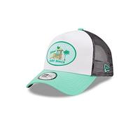 New Era Bay Point Surf Shack Cap weiß türkis verstellbar Truckercap mit Mesh - One-Size