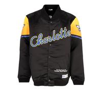 New Era - Blouson aviateur satiné à boutons-pression Chahor - Homme - Vestes - Noir - Taille: L