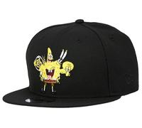 New Era Bob L'Eponge Groupe Noir Snapback Cap 9fifty Osfa Limité Custom Édition