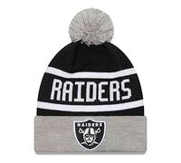 New Era Bonnet Beanie NFL Raiders Jake CuffEra Bonnet pour l'hiver Bonnet à Pompon