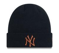 New Era Mens League Essential Cuff Beanie ~ New York Yankees noir marron