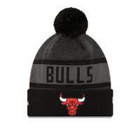 New Era Bonnet d'hiver Chicago Bulls Charbon, Charcoal, Taille Unique