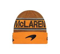 New Era Bonnet d'hiver McLaren F1 Team - Orange et noir - Collection officielle 2025 - Édition pilote Lando Norris, orange/noir, Taille unique