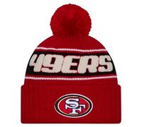 New Era Bonnet tricoté à revers avec pompon pour jeunes NFL 2024 Sideline Sport