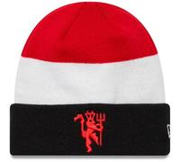 New Era Bonnet tricoté pour adulte Manchester United FC Noir, Noir , Taille unique
