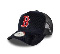 New Era Boston Red Sox Casquette Trucker Cord A-Frame Bleu foncé