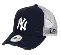 New Era Adjustable Trucker Cap - DISTRESSED New York Yankees
