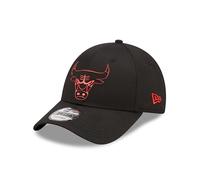New Era Bulls Casquette réglable 9Forty Logo de l'équipe Chicago Noir NBA Basket-Ball Accessoire