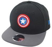 New Era Captain America 9Fifty Noir Réfléchissant Jeunesse Snapback Cap Enfants