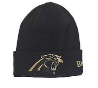 New Era Carolina Panthers Beanie NFL Essential Metallic Logo Black - One-Size