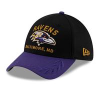 New Era Casquette 39THIRTY NFL Draft, noir/violet, L-XL
