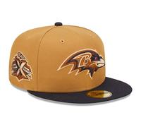 New Era Casquette 59FIFTY NFL Limited Edition (Baltimore Ravens, marron/marine, 7 7/8)
