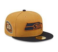New Era Casquette 59FIFTY NFL NBA MLB Limited Edition pour homme, Seattle Seahawks brown, 56-57