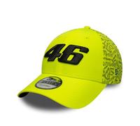 New Era Casquette 9FORTY Adjustable VR46 All Over Print Jaune
