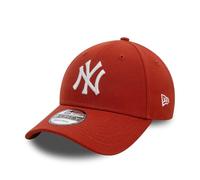 New Era Casquette 9Forty Uni Plain NY YankeesEra Femme/Homme - MLB de Baseball Strapback Boucle en Metal, avec Visiere Printemps-ete Printemps Ete Automne Hiver - Taille Unique Orange