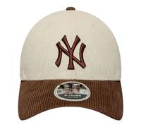 New Era Cord 9forty Mid Crown New York Yankees Cap Blanc