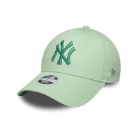 New Era Casquette 9Forty WMNS NYY Metallic LogoEra Femme/Strapback - Curved Brim Cap de Baseball Boucle en Metal, avec Visiere Printemps-ete Ete - Taille Unique Vert Menthe