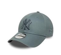 New Era Casquette 9Forty Yankees Essential UniEra Femme/Homme - Curved Brim Cap de Baseball MLB Boucle en Metal, avec Visiere Printemps-ete Printemps Ete Automne Hiver - Taille Unique Gris