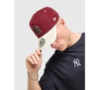 New Era Casquette A-Frame à coutures contrastées MLB New York Yankees - Rouge One Size