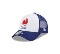 New Era Casquette A-Frame Trucker Fédération Française De Rugby Taille Enfant Bleu Blanc