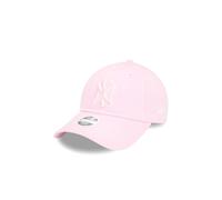 New Era Casquette ajustable 9Twenty lavée pour femmes NY Yankees rose, taille : taille unique