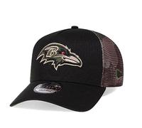 New Era Casquette Baltimore Ravens Camo 9Forty A Frame Trucker Snapback, Noir , taille unique