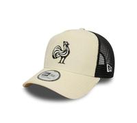 New Era Casquette Cord EF Trucker, 9FORTY Fédération Française de Rugby Beige