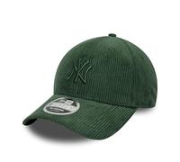 New Era Casquette de baseball 9Forty Cord MLB New York Yankees pour adulte Vert foncé
