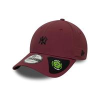 New Era Casquette de baseball 9Forty recyclée MLB New York Yankees pour adulte Rouge foncé