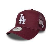 New Era Casquette de baseball 9Forty Trucker League Essential MLB Los Angeles Dodgers pour adulte Rouge foncé